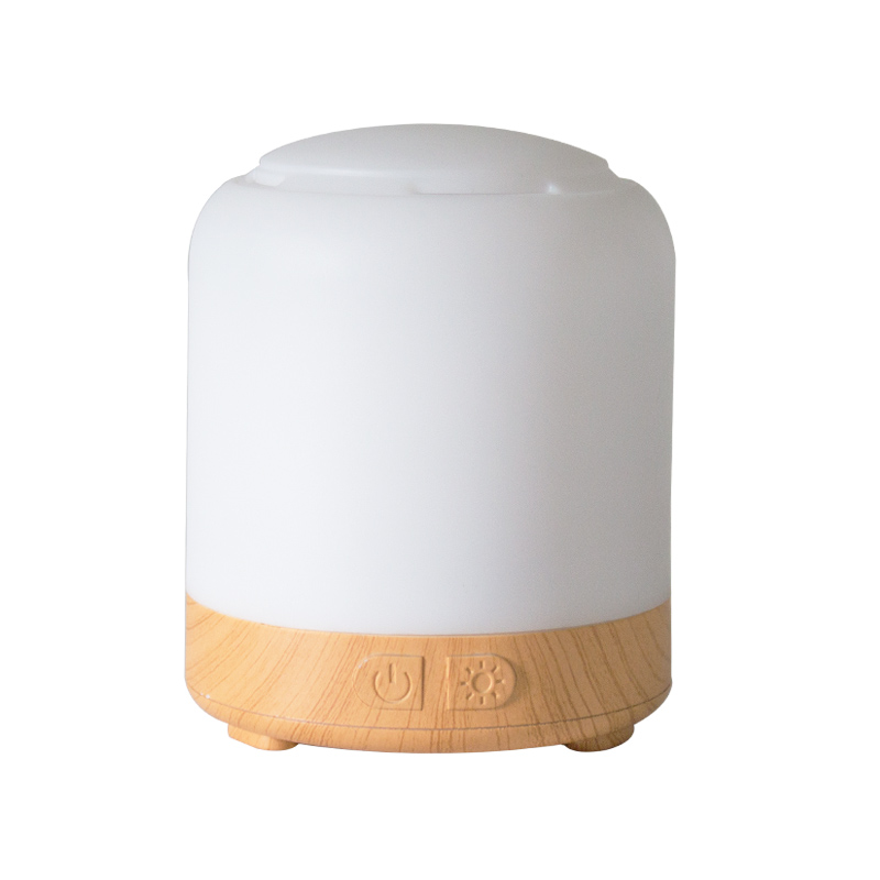 Lampa Aroma USB Humidifier Diffuser Grán Adhmaid Inaistrithe