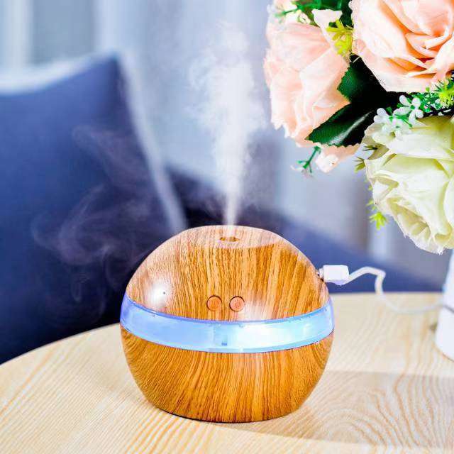 Humidifier Grán Adhmaid Solas Oíche USB